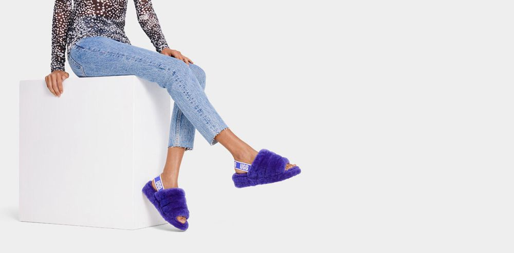 Ugg Slides Canada - Ugg Women's Fluff Yeah Purple